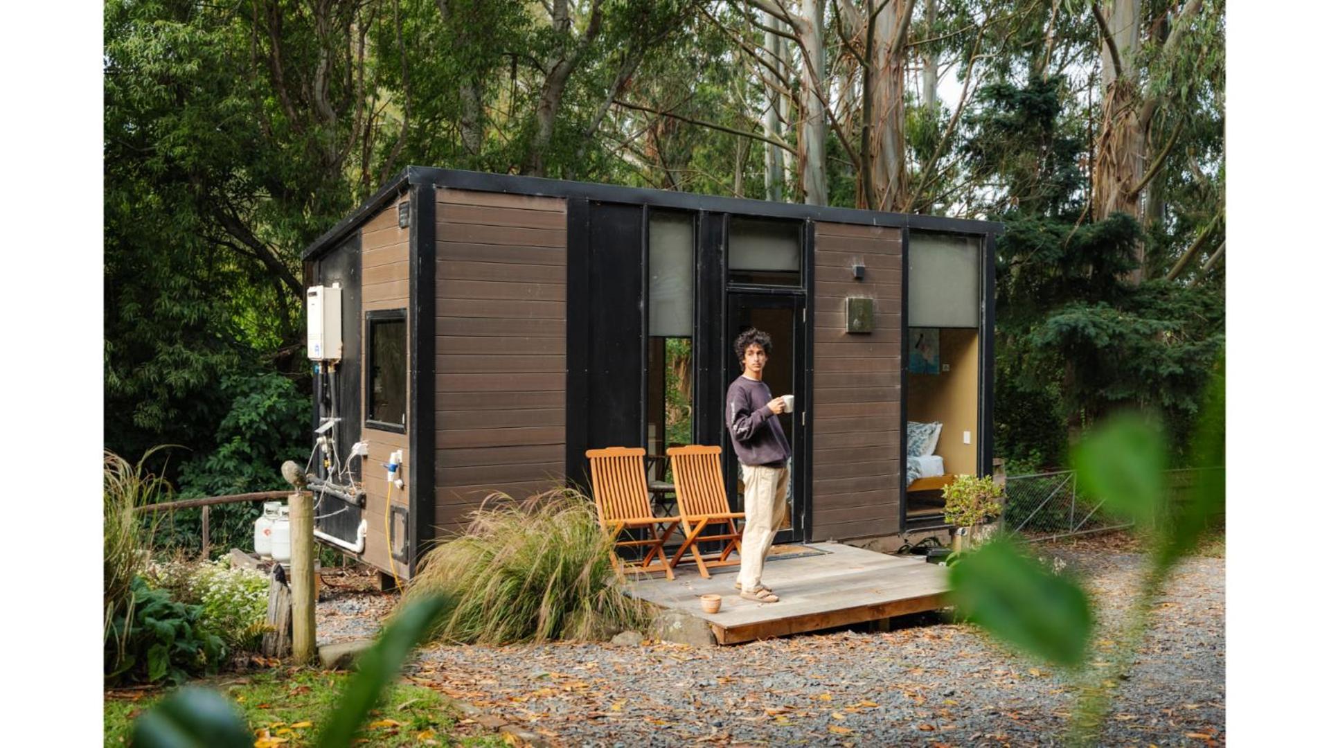 Pekapeka Tiny House By Tiny Away Villa Owaka Exteriör bild